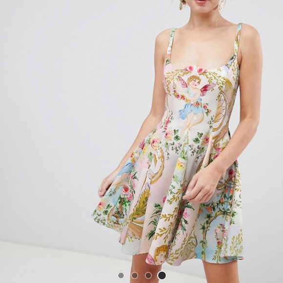 HELP. ISO. ASOS Design Cherub skater mini dress - Picture 1 of 1